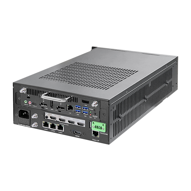 深工SG-BOX 4K多媒體播控終端 后方視圖